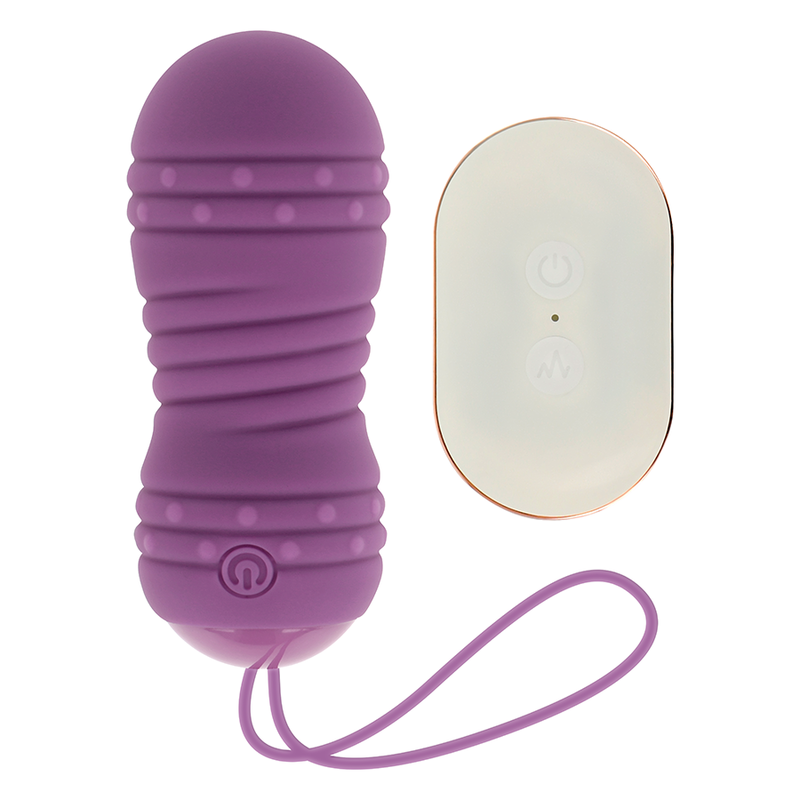 OHMAMA Huevo Control Remoto Lila – Juguete Con 7 Modos De Rotación Para Placer Personalizado