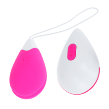 OHMAMA - PINK AND WHITE 10 MODE VIBRATING EGG