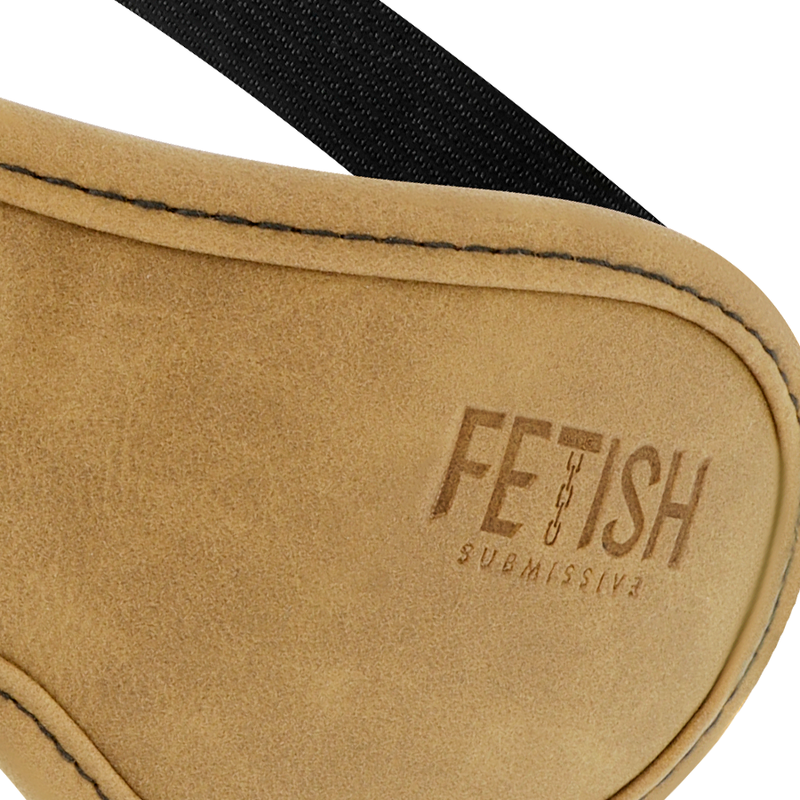 Fetish Submissive Antifaz Cuero Vegano – Diseño Elegante Para Juegos De Bondage Con Comodidad