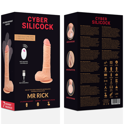 CYBER Silicone Mr. Rick 20,9 cm – Giocattolo telecomandato con finitura realistica