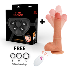 CYBER SILICOCK - LIQUID SILICONE HARNESS MR RICK REMOTE CONTROL