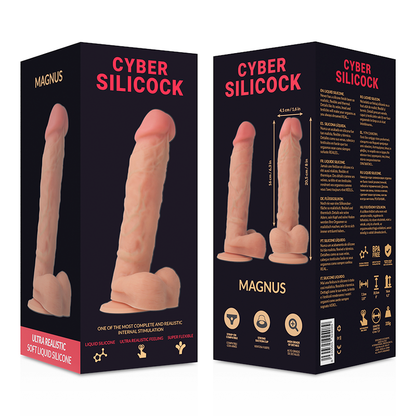 CYBER Silicock Magnus – Juguete Erótico Realista De Silicona Líquida Para Placer Confortable