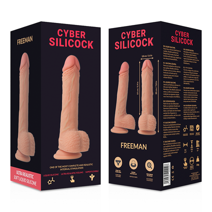 Comprar Freeman Silicona Liquida 20 cm – Arnés Flexible Para Comodidad Y Libertad En Tu Experiencia-Noxtic
