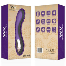 WOMANVIBE Sunny Vibrador Recargable – Diseño Curvado Con Silicona Suave Para Placer Intenso