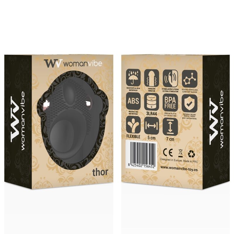 Anello vibrante WOMANVIBE Thor – Design ergonomico con vibrazione potente