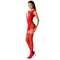 Comprar PASSION Woman BS082 Bodystocking Rojo Talla Única – Diseño Elegante Para Resaltar Tu Silueta-Noxtic