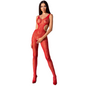 Comprar PASSION WOMAN BS085 Bodystocking Rojo Talla Única – Diseño Elegante Para Confort Sensual-Noxtic
