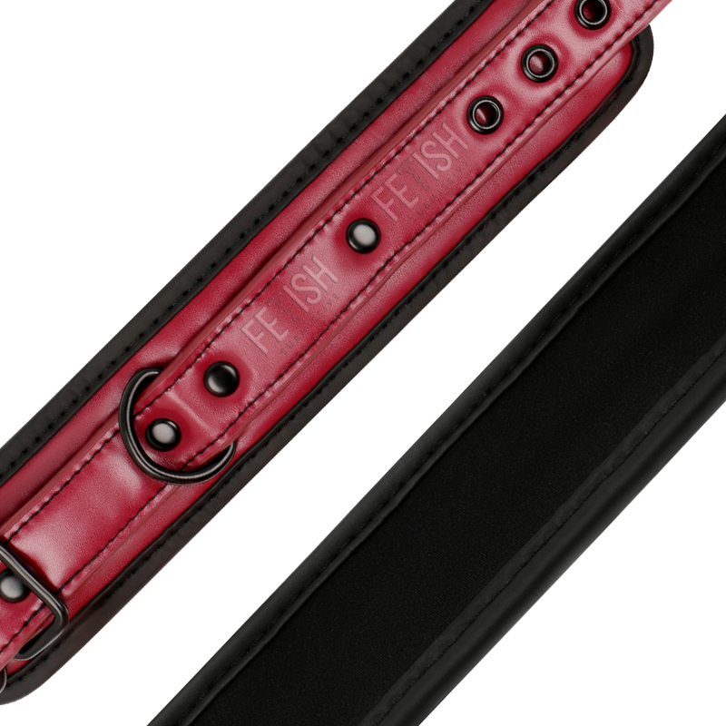 Comprar Fetish Submissive Dark Room Esposas Tobillos Cuero Vegano – Comodidad y Libertad Sensorial Para Juegos de Esclavitud-Noxtic
