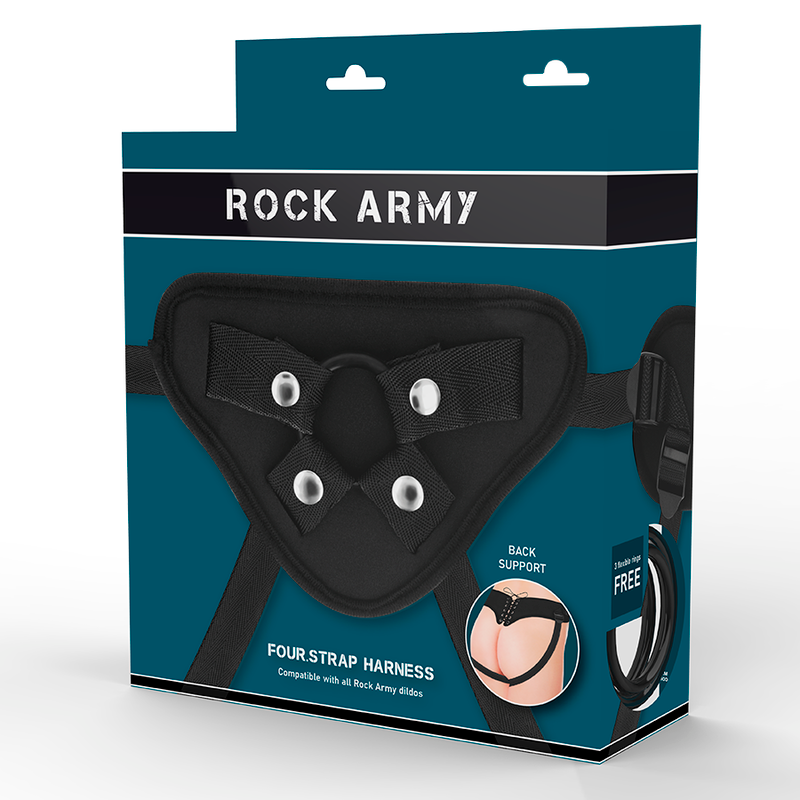 Imbragatura regolabile ROCKARMY con anelli flessibili – Design inclusivo per un piacere illimitato