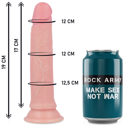 ROCKARMY - HARNESS + LIQUID SILICONE DILDO PREMIUM AVENGER 19 CM -O- 3.98 CM-ROCK ARMY-Noxtic