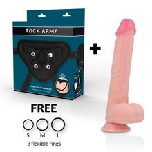 ROCKARMY Kingcobra Premium Dildo Harness 24 cm – Design ergonomico per un piacere intenso