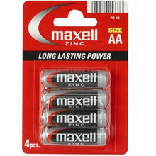 MAXELL - PILA SALINA MANGANESO AA R6 BLISTER*4-MAXELL-Noxtic