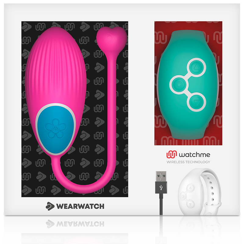 WEARWATCH - WATCHME TECHNOLOGY REMOTE CONTROL EGG FUCHSIA / AQUAMARINE