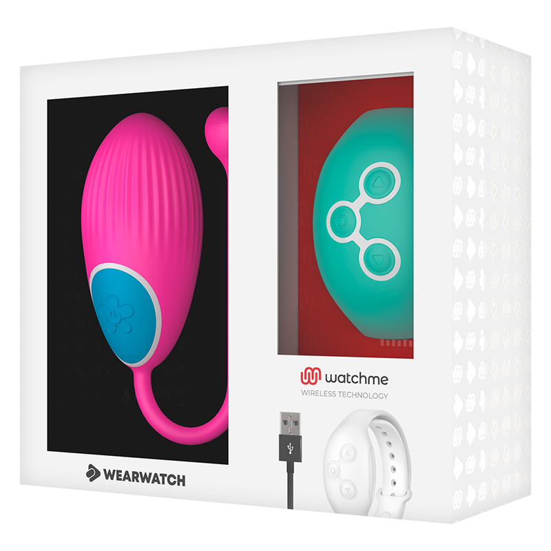 WEARWATCH - WATCHME TECHNOLOGY REMOTE CONTROL EGG FUCHSIA / AQUAMARINE