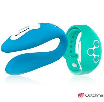 WEARWATCH - DUAL TECHNOLOGY WATCHME VIBRATOR INDIGO/AQUAMARINE