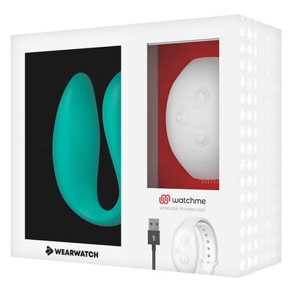 WEARWATCH - DUAL TECHNOLOGY WATCHME AQUAMARINE / SNOW VIBRATOR