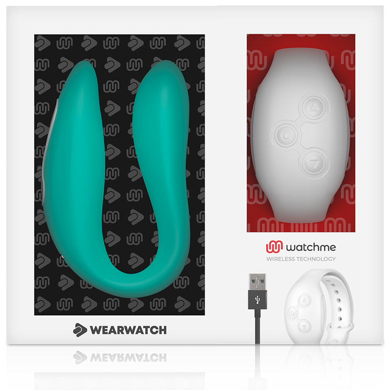 WEARWATCH - DUAL TECHNOLOGY WATCHME AQUAMARINE / SNOW VIBRATOR