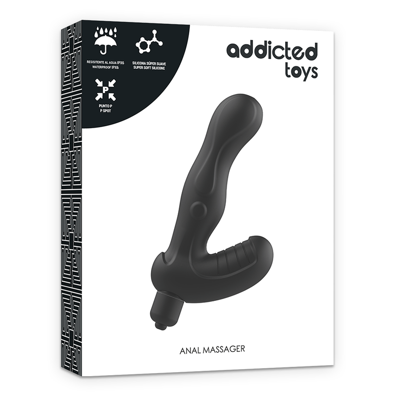 ADDICTED TOYS Stimolatore anale in silicone P-Spot Vibe – Design ergonomico per un piacere profondo